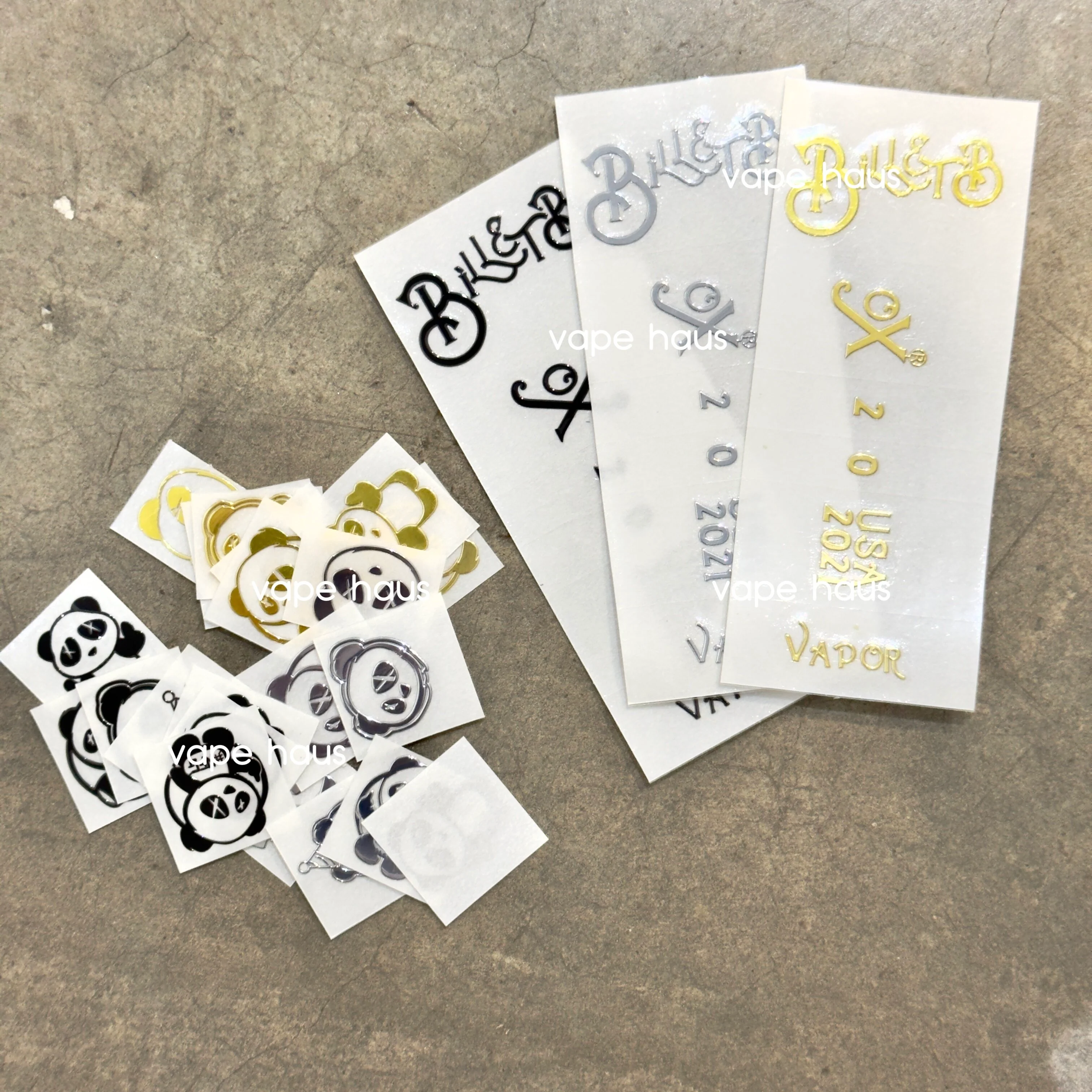 Billet box Wick'D Style Sticker Set