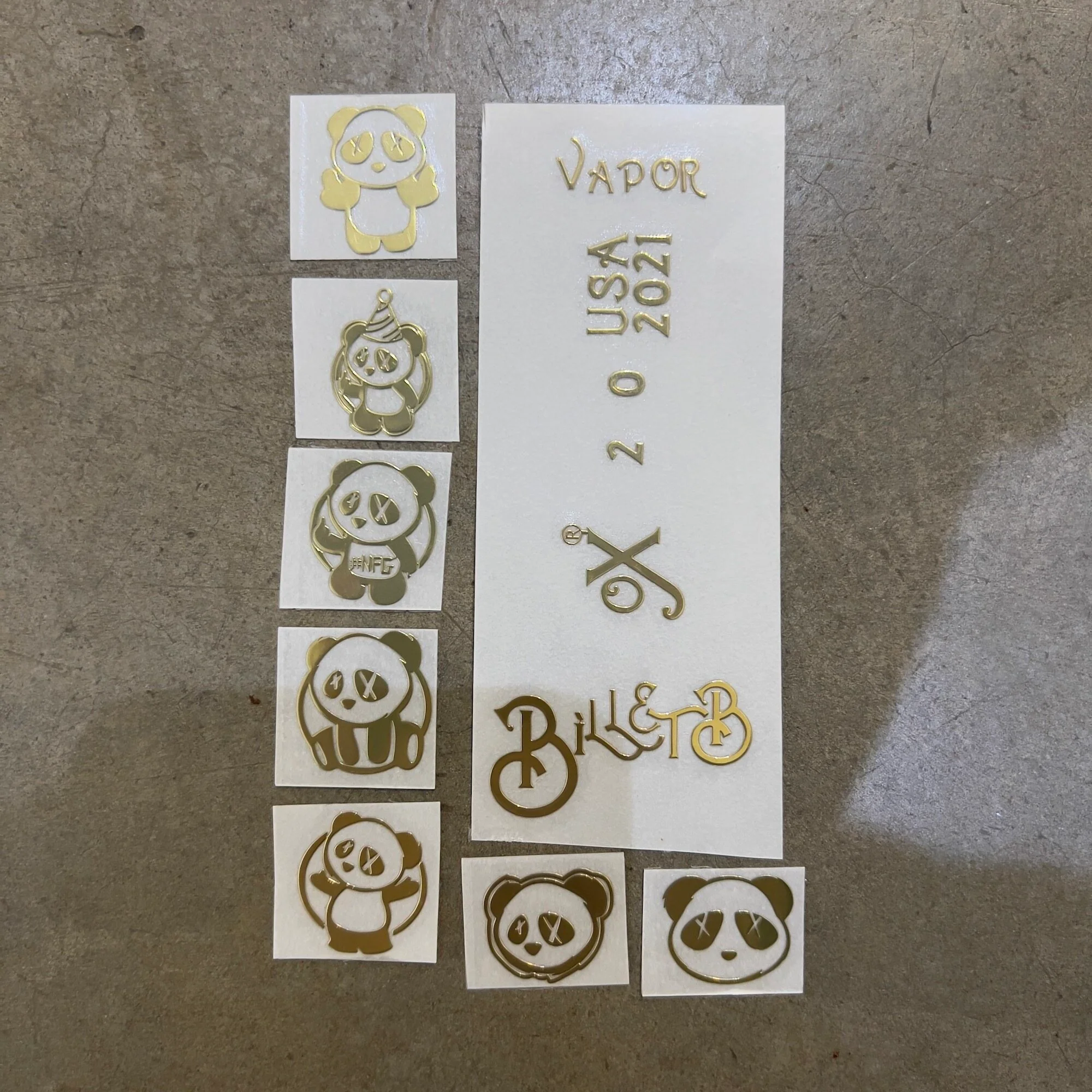 Billet box Wick'D Style Sticker Set - Image 2