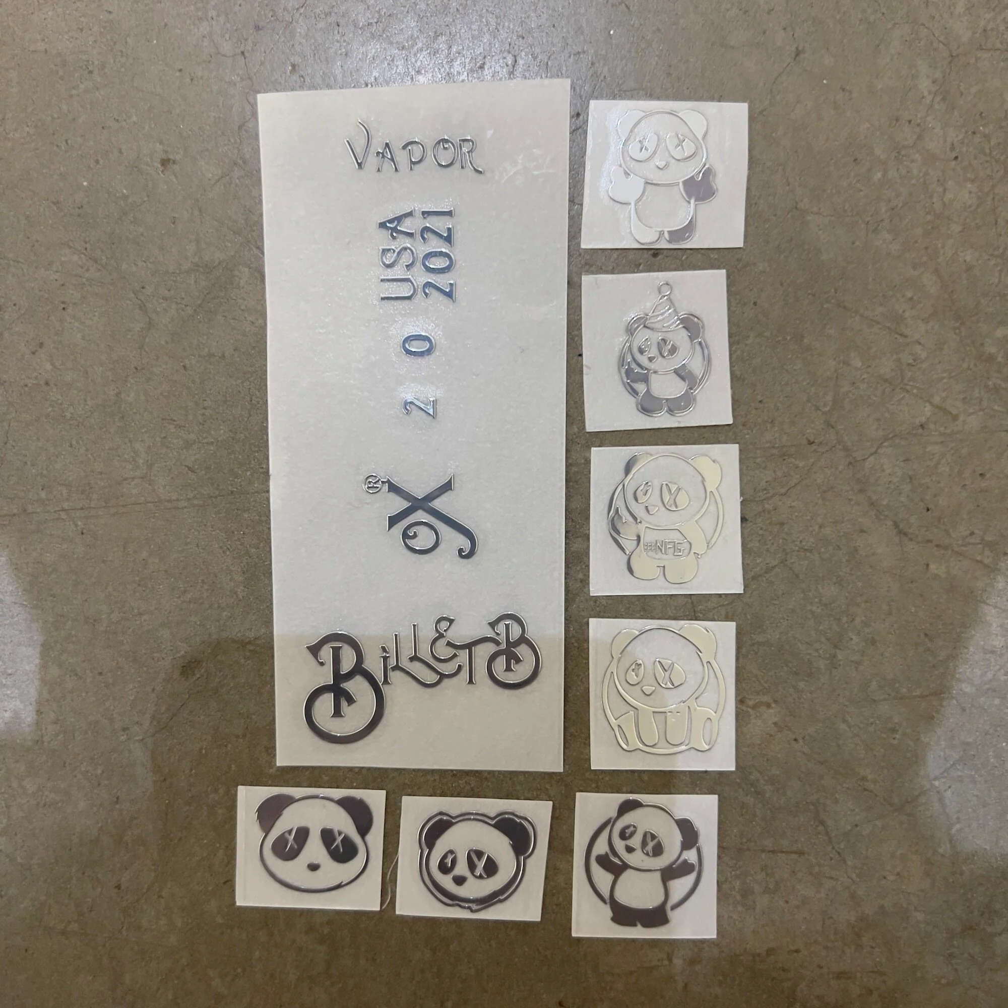 Billet box Wick'D Style Sticker Set - Image 3