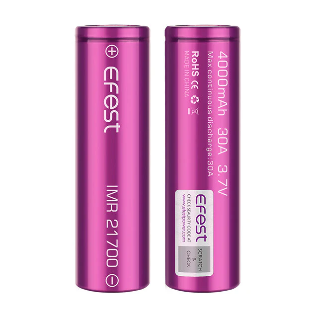 Efest High Performance IMR 21700 4000mAh 30A Battery (Flat Top) - Image 3