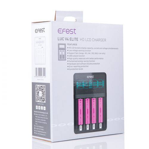 Efest LUC V4 ELITE HD LCD USB Battery Charger - Image 6
