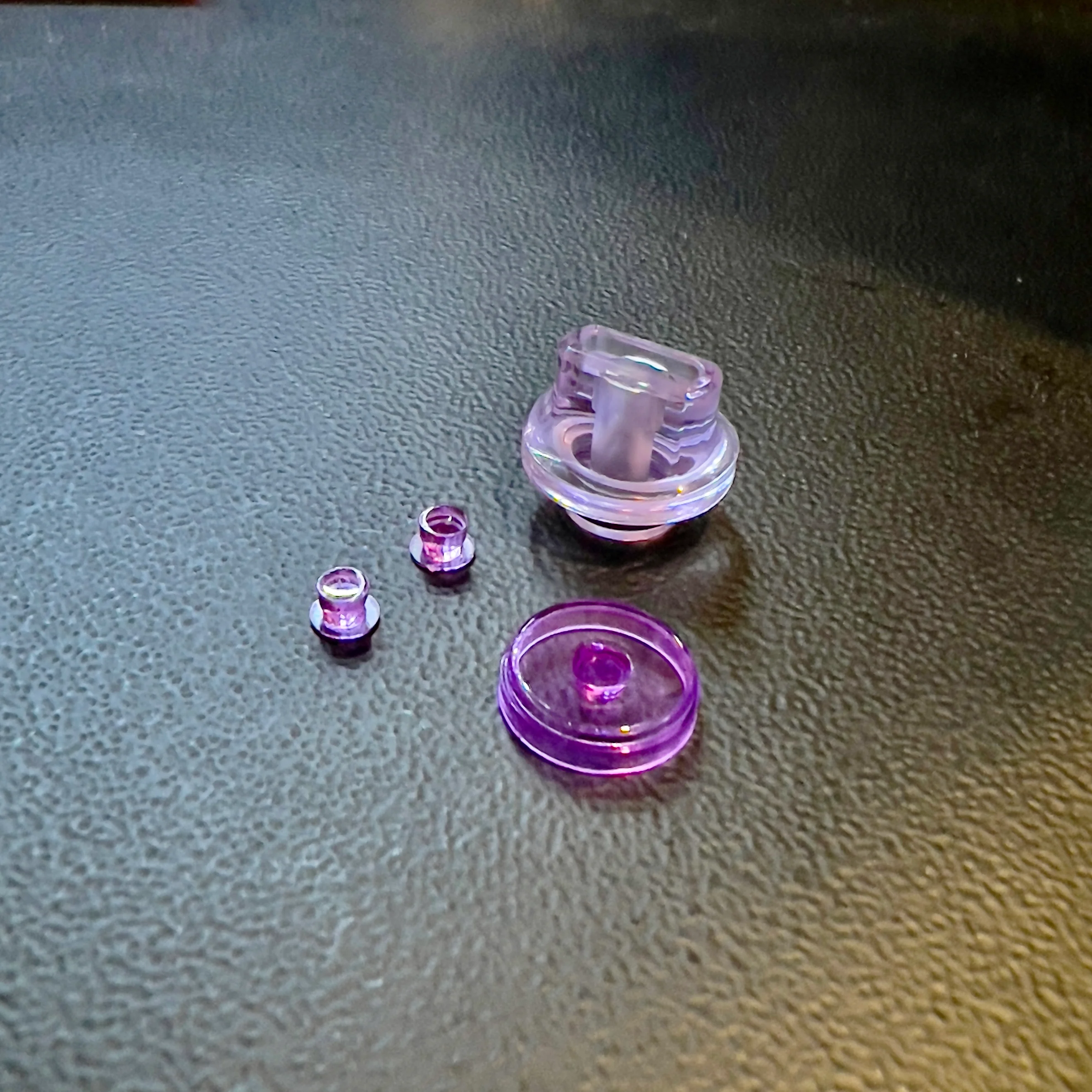 MK Mods dotAIO Custom "Infinity Stones" Button Drip Tip Set - Image 8